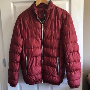 Red vintage Puffer Jacket